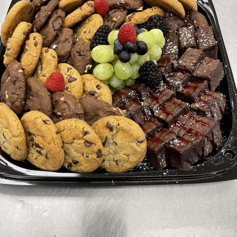Assorted dessert and cookie platter
